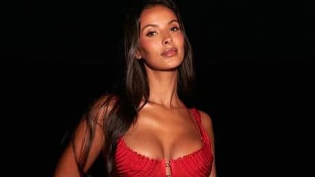 Maya Jama's £27 anti-frizz treatment kept her hair sleek and shiny for the Love Island finale