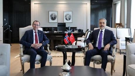 Dışişleri Bakanı Hakan Fidan Norveçli mevkidaşı ile görüştü