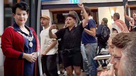 Steun voor burgemeester Sharon Dijksma na aangifte tegen gewelddadige pro-Palestijnse demonstranten: ’We prijzen haar moed’