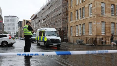 Man arrested after Glasgow streets locked down by police