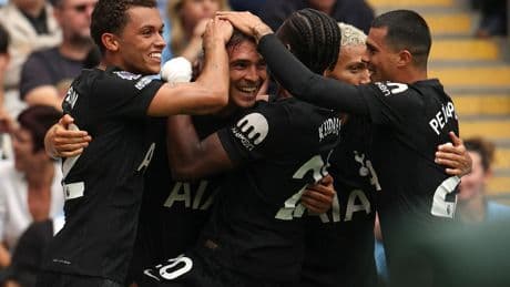 Man City 0-2 Tottenham: Brennan Johnson and Joao Palhinha on target as Thomas Frank masterminds big win
