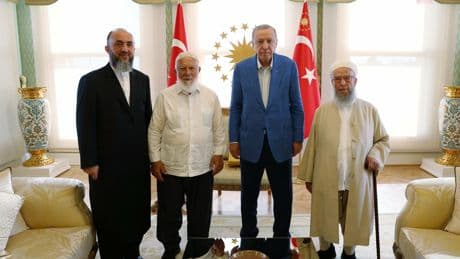 Erdoğan, İsmailağa Cemaati lideri Fikri Doğan’ı ağırladı