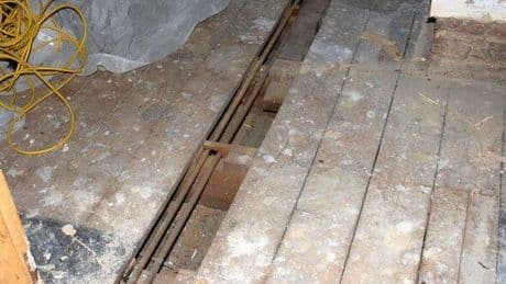 Couple clean away cobwebs in basement and make unexpected discovery