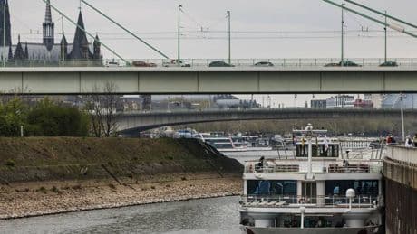 Karambolage in Köln: Fünf Schiffe krachen auf dem Rhein ineinander