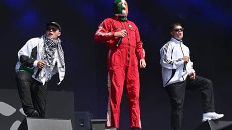 Kneecap’s contested Glastonbury performance was forceful, urgent – and impossible to suppress