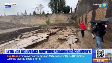 Lyon: de nouveaux vestiges romains découverts