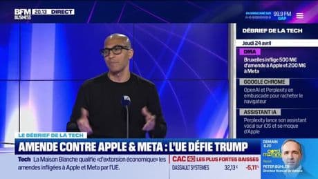 Amende contre Apple et Meta : l'UE défie Trump - 24/04