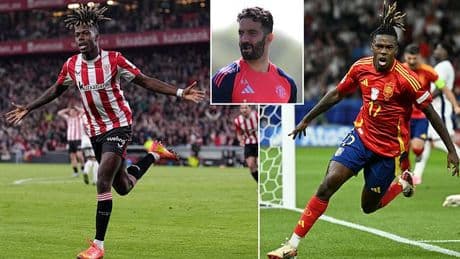 Can Man United stop Nico 'the Lion tamer' Williams? Ruben Amorim targets Europa League glory but standing in his way is the winger who broke England's hearts at the Euros