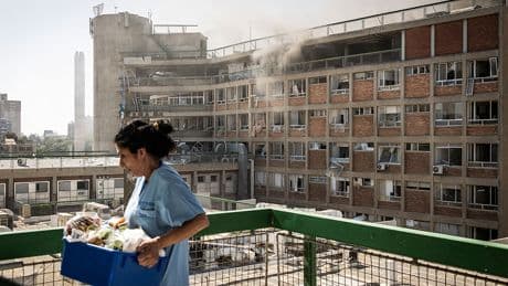 Israeli Hospital Damaged by Iranian Airstrike as Missile Exchange Continues