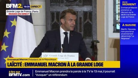 Emmanuel Macron : "La France est laïque et la fille naturelle de la République"