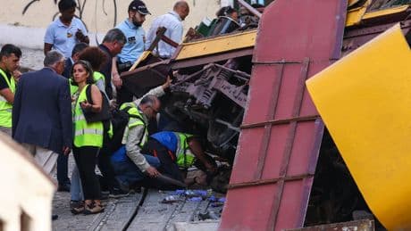 Lisbon man in close escape from funicular crash thought he and his family were ‘all going to die’