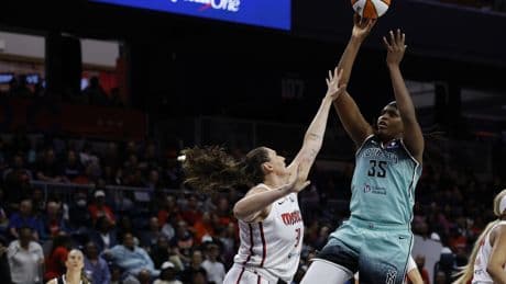 Liberty’s Jonquel Jones answering coach’s rebounding challenge