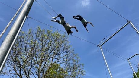 I took my kids to the Gorilla Circus Trapeze School in the UK – here’s what to expect