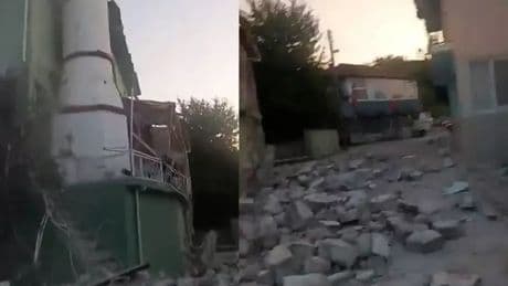 Balıkesir'deki depremde korkunç anlar! "Allah'ım her yer yıkıldı"