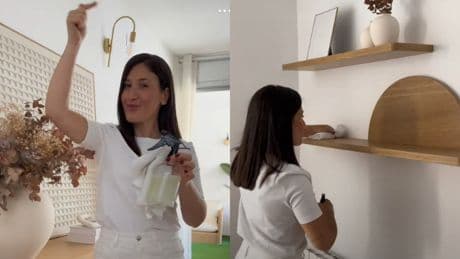 El método infalible de una experta para acabar con el polvo: “No se vuelve a pegar y protege los muebles”