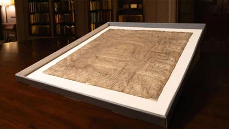 Harvard'ta yıllarca kopya olarak sergilenen Magna Carta metni orjinal çıktı