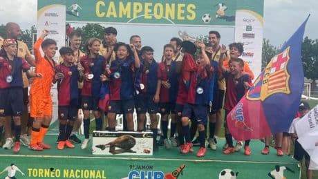 El Barça, campeón de la 'Jamón Cup'