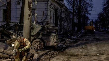 Krieg in der Ukraine: Ukraine: Russische Streitkräfte haben vier Dörfer in Sumy eingenommen