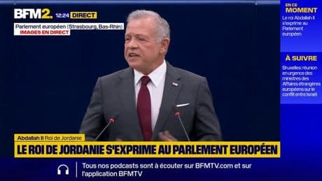 Gaza: "Si la communauté internationale n'agit pas (...) nous serons en train d'effacer ce que cela signifie d'être humain", déclare le roi de Jordanie, Abdallah II