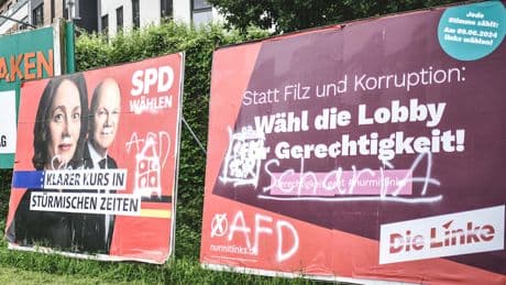 Steigerung um mehr als 420 Prozent - Straftaten gegen Parteien auf Rekordhoch