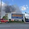 Incendie en cours dans la zone commerciale de Saint-Berthevin, la D57 coupée dans les deux sens