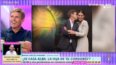 El Cordobés lee un mensaje de Alba Díaz que desata rumores sobre la boda de su hija: "Se me ha ido"