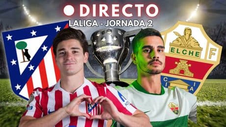 El Elche empata al Atlético de Madrid con un tanto de Rafa Mir