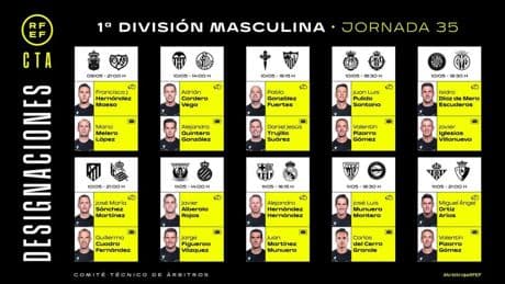 Hernández Hernández dirigirá el clásico del domingo