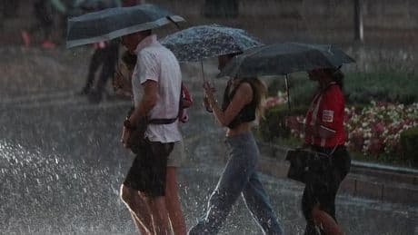 Aviso amarillo esta tarde en Euskadi por fuertes tormentas