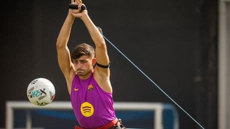 El último entrenamiento de la primera semana del Barça, en imágenes