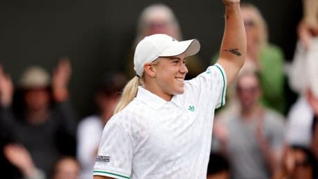 Sonay Kartal open to suggestions over her next tattoo after reaching third round