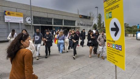 Las obras del tren al aeropuerto cortan la línea del Garraf durante cuatro días