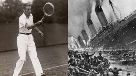 A US tennis player refused to have his legs amputated after surviving the Titanic. He later won an Olympic gold medal.