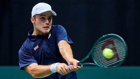 Davis Cup: Arthur Fery wins on debut after late call-up as Great Britain take commanding lead