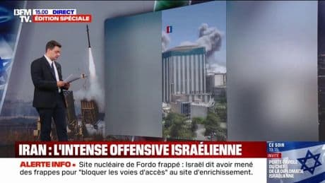 Guerre Iran/Israël: après avoir subi une importante offensive israélienne, l'Iran riposte dans le nord de l'État hébreu
