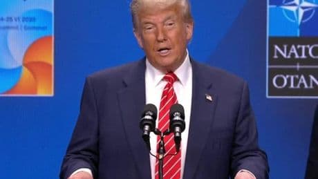 ABD Başkanı Donald Trump, NATO Zirvesi’nde konuşuyor: İran artık savaşamaz