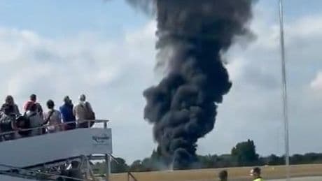 ‘Surreal’ explosion as plane crashes moments after takeoff at Southend Airport