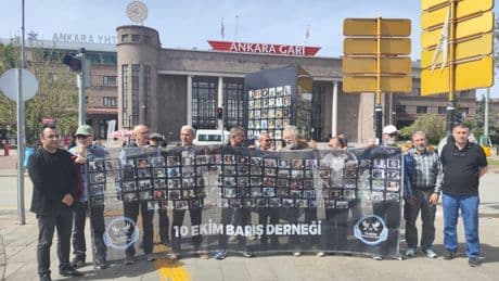 Ankara Gar Katliamında hayatını kaybedenler anıldı