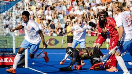 Nederlandse hockeymannen verslaan na Spanje ook België en staan in halve finale EK