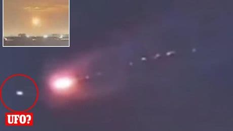 Shocking footage appears to show missile's direct hit on 'UFO' in China