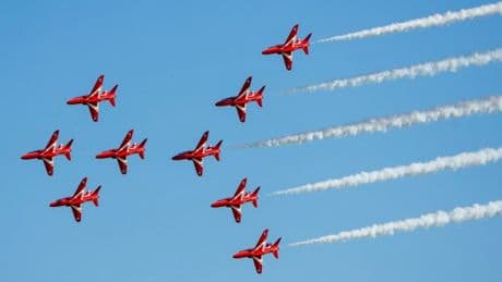Red Arrows fly past: Where and when to see this bank holiday weekend’s displays
