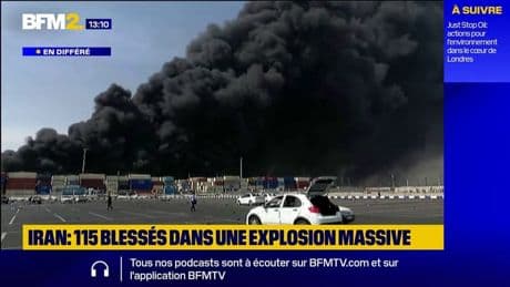 Iran: le bilan monte à 406 blessés après l'explosion dans un port