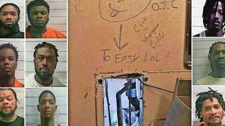 Vijf gewapende criminelen week na bizarre ontsnapping uit gevangenis New Orleans nog voortvluchtig: ’Het is wachten op een ramp’
