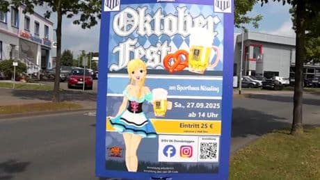 „Frau auf Äußeres reduziert“ – Grüne reagieren empört auf „sexistisches“ Oktoberfest-Plakat in NRW
