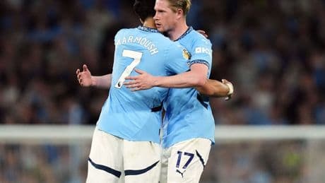 Manchester City and Omar Marmoush give Kevin De Bruyne fitting send-off