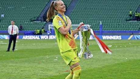 Heldenrol Daphne van Domselaar in Champions League-finale: ’Ik besef het nog niet’