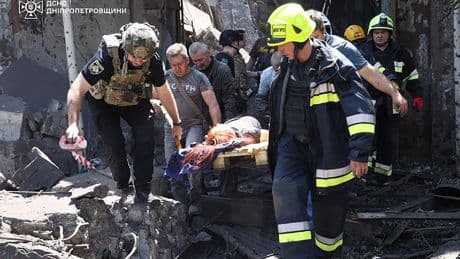 Ukraine-Russia war latest: Missile attack kills 17 in Dnipro before Zelensky-Trump meeting at Nato summit