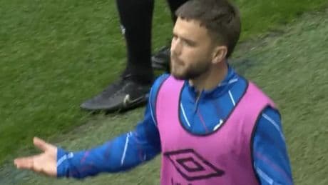 Nico Raskin in bizarre Rangers booking while warming up as yellow card sparks on air confusion