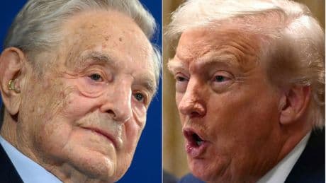 Trump threatens George Soros and ‘Radical Left Son’ with Diddy-like federal charges over ‘violent protests’