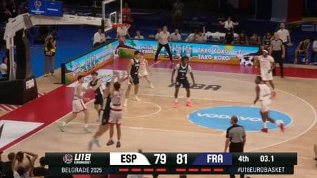 El milagroso triple de Del Pino sobre la bocina que hizo a España campeona del Europeo sub-18